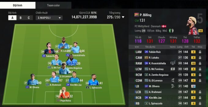 NAPOLI FC ONLINE: ĐỘI HÌNH "INDIE" GIỮA RỪNG SIÊU SAO - TẠI SAO LẠI LÀ HÀNG HIẾM?